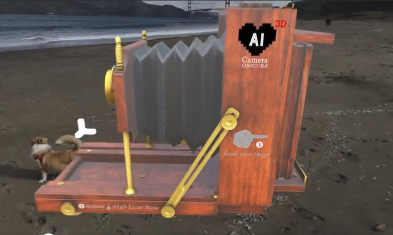 Begin with a curious contraption for new interactivity.